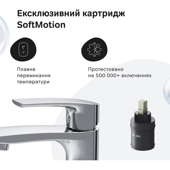 Змішувач для умивальника Am.Pm Pride F7C02100 (хром), Колір виробника: хром, фото , изображение 5