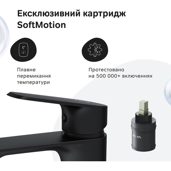 Змішувач для умивальника Am.Pm Func F8F02122 (чорний матовий), Колір виробника: чорний матовий, фото , изображение 12