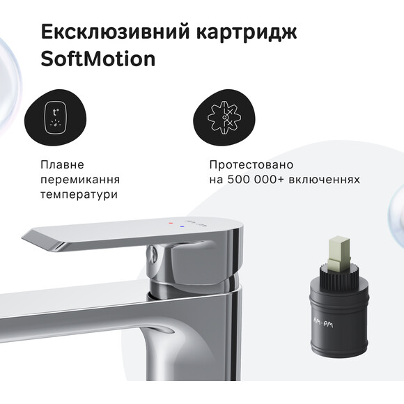 Смеситель для умывальника Am.Pm Flash F9H92000 (хром, высокий), фото 12