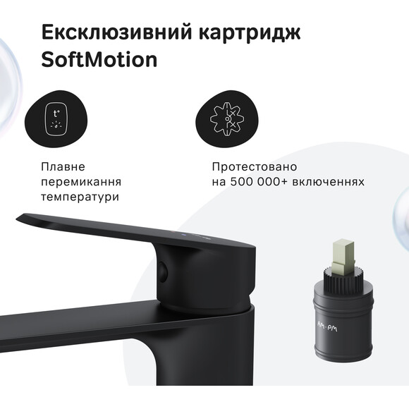 Смеситель для умывальника Am.Pm Func F8F92022 (черный матовый, высокий), Цвет производителя: черный матовый, фото 12