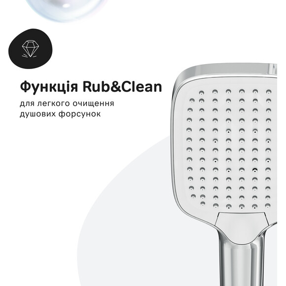 Душевая система с термостатом Am.Pm Func F078F300 (с полкой и изливом), Цвет производителя: хром, фото 20