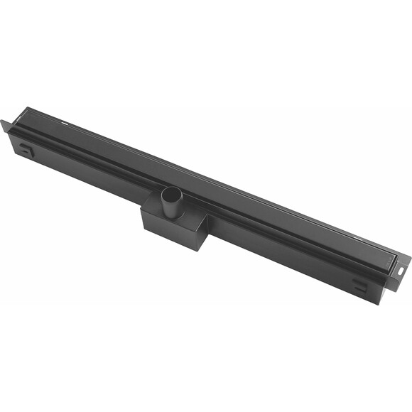 Душовий трап VBI Kent Wall 70 Black VBI-060407BL (70 см, чорний, настінний), Колір виробника: чорний, Доступні розміри: 70, фото , изображение 2