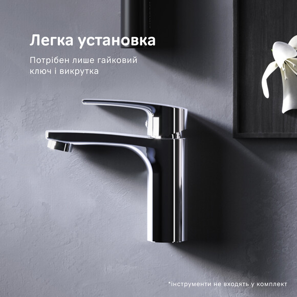 Змішувач для умивальника Am.Pm Pride F7C02100 (хром), Колір виробника: хром, фото , изображение 8