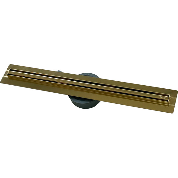 Душовий трап VBI Fort Slim 90 Gold VBI-060209GL (90 см, золото), Колір виробника: золото, Доступні розміри: 90, фото 