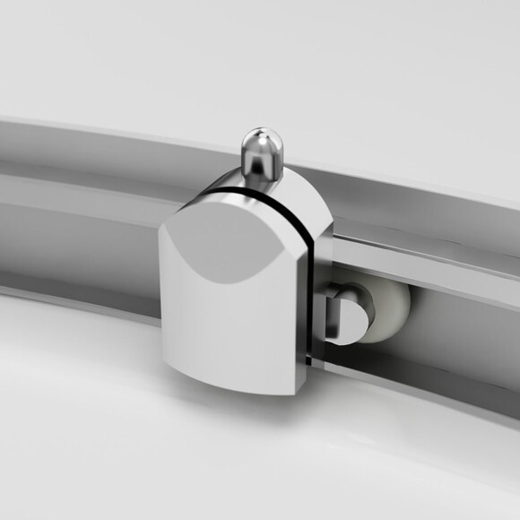 Душова кабіна Am.Pm Gem 1/4 Round W90UG-401-8080-MT (80x80 см, скло прозоре, профіль матовий хром), Доступні розміри: 80 x 80, Колір виробника: сатин (хром матовий), фото , изображение 9