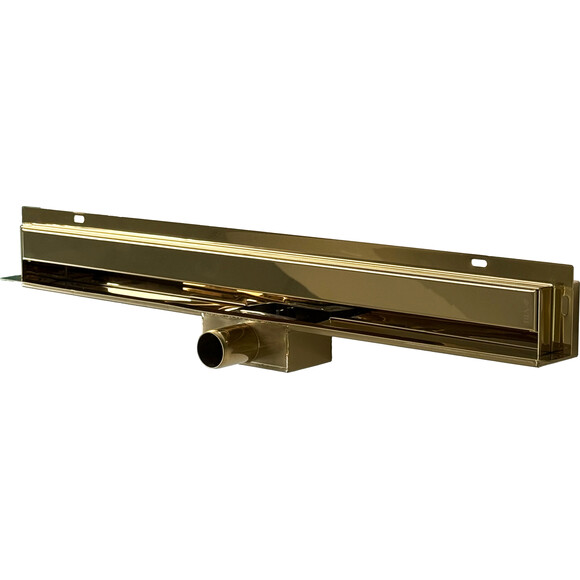 Душовий трап VBI Kent Wall 70 Gold VBI-060407GL (70 см, золото, настінний), Колір виробника: золото, Доступні розміри: 70, фото , изображение 2