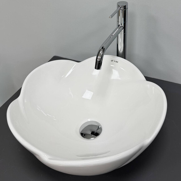 Умивальник VBI Rosolini White VBI-012625 (39 см, чаша), фото 