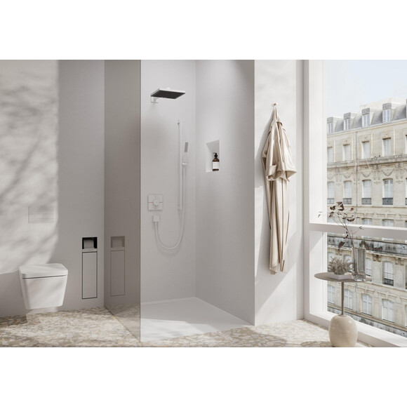 Верхний душ Hansgrohe Pulsify E 1jet EcoSmart White Matt 24331700 (белый матовый), Цвет производителя: белый матовый, фото 4