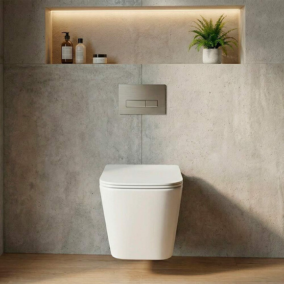 Безободковый подвесной унитаз Ravak Concept Cube RimOff RKUM000011 (c сиденьем), фото 3