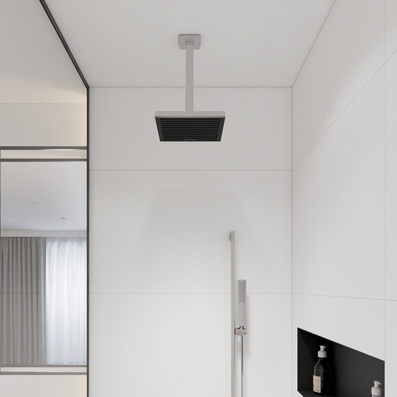 Верхній душ Hansgrohe Pulsify E 1jet EcoSmart Chrome 24331000 (хром), Колір виробника: хром, фото , изображение 3
