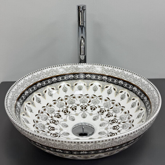 Умивальник VBI Arcile Grey VBI-016103 (40 см, сірий, чаша), Доступні розміри: 40 x 40, Колір виробника: сірий, фото , изображение 4