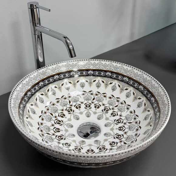 Умивальник VBI Arcile Grey VBI-016103 (40 см, сірий, чаша), Доступні розміри: 40 x 40, Колір виробника: сірий, фото , изображение 5