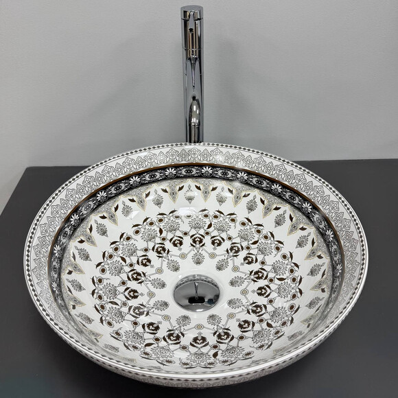 Умивальник VBI Arcile Grey VBI-016103 (40 см, сірий, чаша), Доступні розміри: 40 x 40, Колір виробника: сірий, фото , изображение 3
