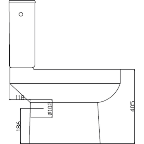 Безобідковий унітаз-компакт Ravak Concept Classic Combi RimOff RKUM100007 (з сидінням), фото , изображение 5