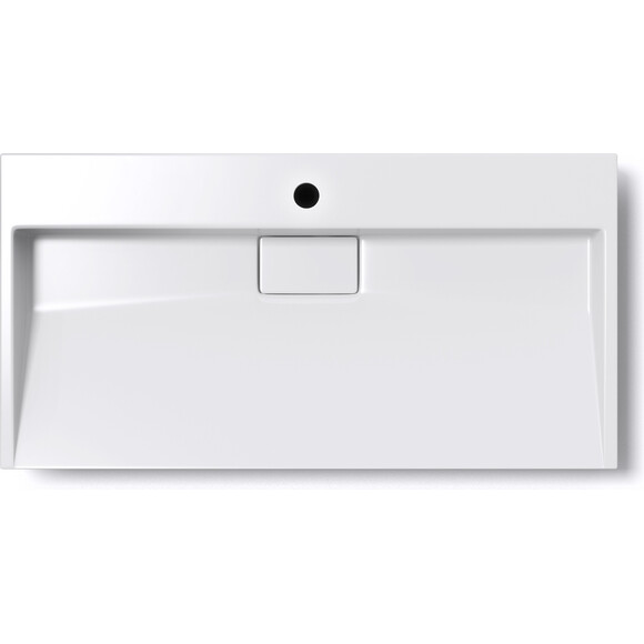 Умивальник VBI Este 90 White 1/O VBI-019917 (90x46 см, білий глянсовий), Доступні розміри: 90 x 46, Колір виробника: білий глянець 1/о, фото , изображение 7