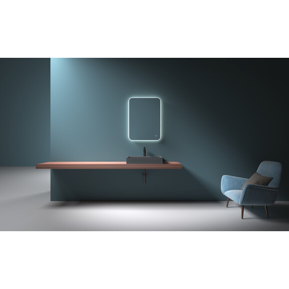 Умывальник VBI Este 60 Black 1/O VBI-019907 (60x38 см, черный матовый), Доступные размеры: 60 x 38, Цвет производителя: черный матовый 1/о, фото 5