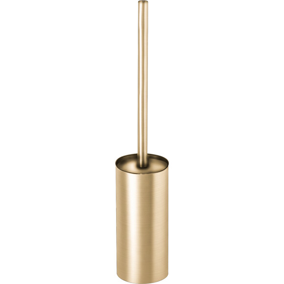 Ёршик для унитаза VBI Round Brush Gold VBI-040020BG (брашированное золото, напольный), Цвет производителя: брашированное золото (матовое), фото 