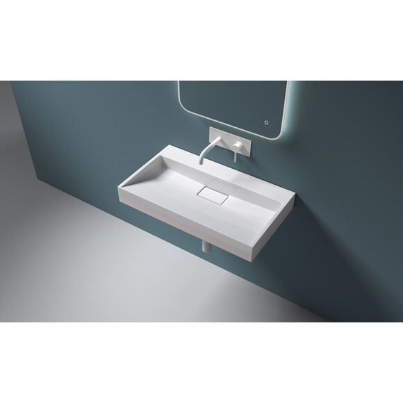 Умывальник VBI Este 70 White VBI-019910 (70x46 см, белый глянцевый), Доступные размеры: 70 x 46, Цвет производителя: белый глянец, фото 2