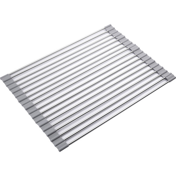 Кухонна мийка із змішувачем Kroner KRD6050HMBGRA43332C132GRASP016 (60x50 см, 2.5/0.5 мм, з дозатором, сифоном та сушаркою для посуду), фото , изображение 17