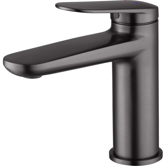 Змішувач для умивальника Kroner Element 211110-5301 (графіт), Колір виробника: графіт, фото , изображение 4