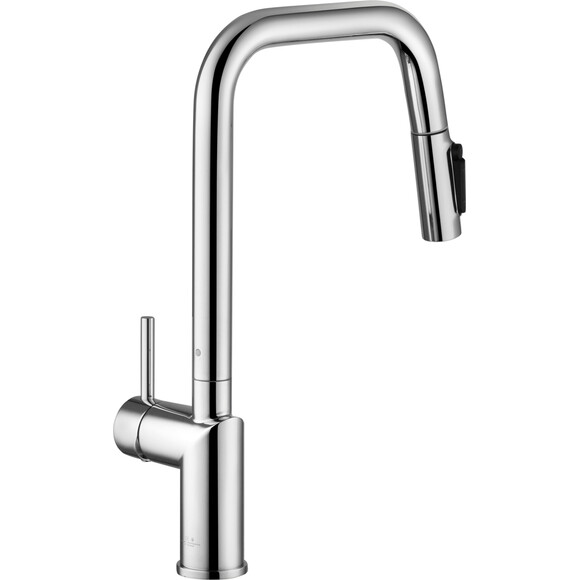 Смеситель для кухни Kroner Element 296569B-0101 (хром, с выдвижной лейкой и подключением питьевой воды), Цвет производителя: хром, фото 3