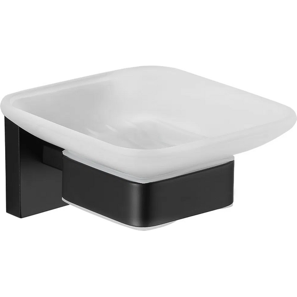 Мильниця VBI Jupiter Black VBI-040605BL (чорна, настінна), Колір виробника: чорний, фото 