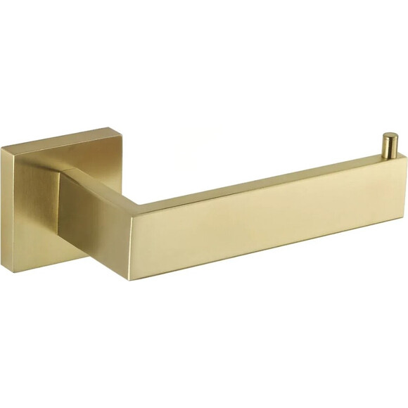 Тримач для туалетного паперу VBI Jupiter Brush Gold VBI-040612BG (брашоване золото), Колір виробника: золото брашоване (матове), фото 