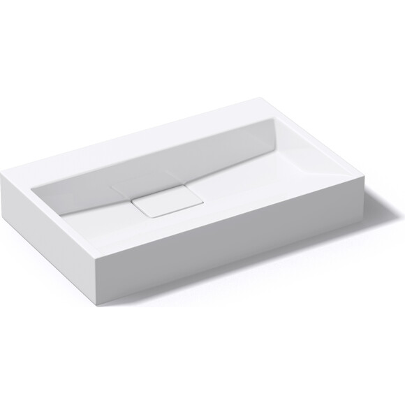 Умивальник VBI Este 60 White VBI-019906 (60x38 см, білий глянсовий), Доступні розміри: 60 x 38, Колір виробника: білий глянець, фото 