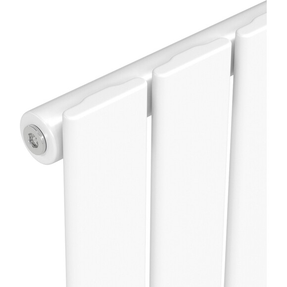 Вертикальный радиатор Navin Largo White 02-144062-3012 (30x120, белый глянцевый), Доступные размеры: 30 x 120, Цвет производителя: белый глянец, фото 5