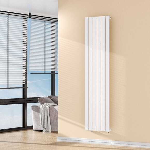 Вертикальный радиатор Navin Largo White 02-144062-4518 (45x180, белый глянцевый), Доступные размеры: 45 x 180, Цвет производителя: белый глянец, фото 2