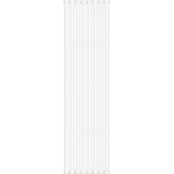 Вертикальний радіатор Navin Ellipse White 02-145032-4818 (48x180, білий глянсовий), Колір виробника: білий глянець, фото 