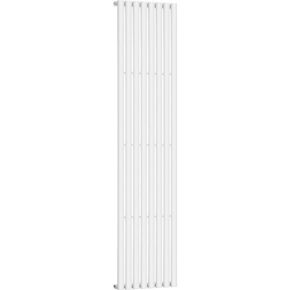 Вертикальний радіатор Navin Ellipse White 02-145032-4818 (48x180, білий глянсовий), Колір виробника: білий глянець, фото , изображение 3
