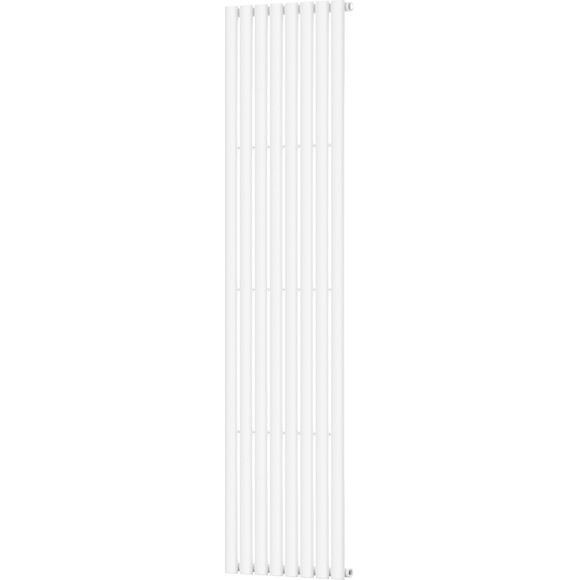 Вертикальний радіатор Navin Ellipse White 02-145032-4818 (48x180, білий глянсовий), Колір виробника: білий глянець, фото , изображение 4