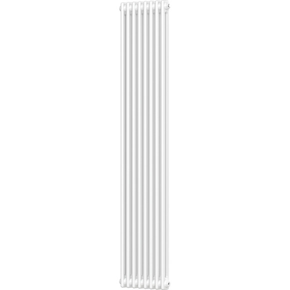 Вертикальний радіатор Navin Calidum 2-8 White 02-154004-3818 (38x180, білий глянсовий), Колір виробника: білий глянець, фото , изображение 4