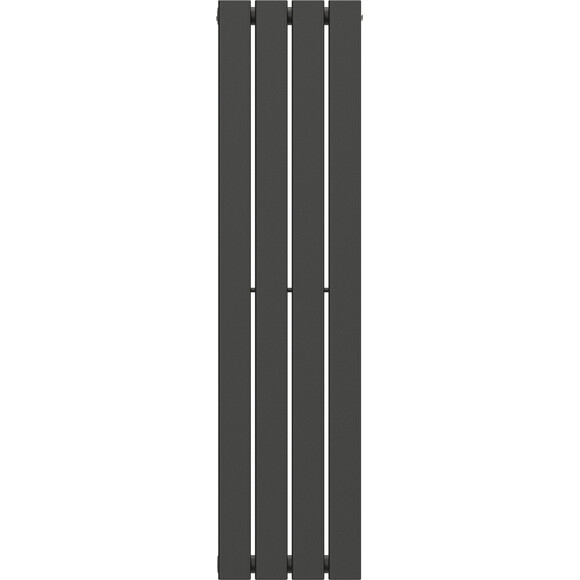 Вертикальный радиатор Navin Largo Black Matt 02-244062-3012 (30x120, черный муар), Доступные размеры: 30 x 120, Цвет производителя: черный муар, фото 