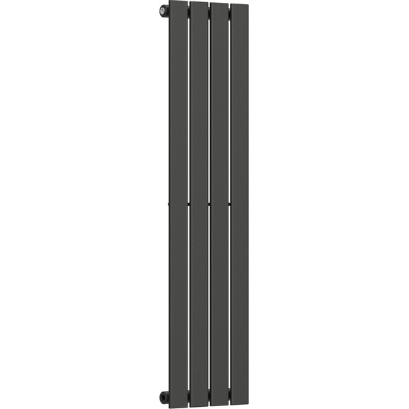 Вертикальный радиатор Navin Largo Black Matt 02-244062-3012 (30x120, черный муар), Доступные размеры: 30 x 120, Цвет производителя: черный муар, фото 3