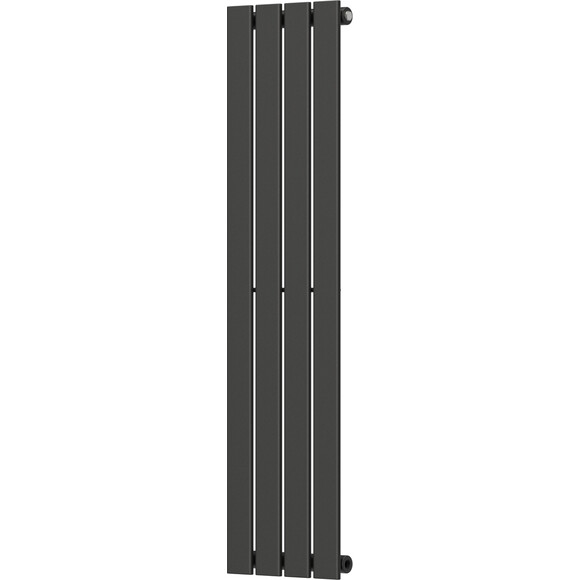 Вертикальный радиатор Navin Largo Black Matt 02-244062-3012 (30x120, черный муар), Доступные размеры: 30 x 120, Цвет производителя: черный муар, фото 4