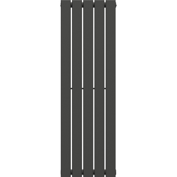 Вертикальный радиатор Navin Largo Black Matt 02-244062-3712 (37x120, черный муар), Доступные размеры: 37 x 120, Цвет производителя: черный муар, фото 