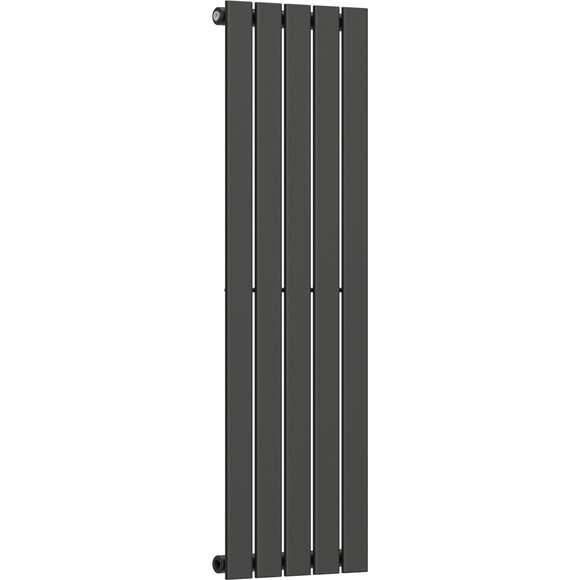 Вертикальный радиатор Navin Largo Black Matt 02-244062-3712 (37x120, черный муар), Доступные размеры: 37 x 120, Цвет производителя: черный муар, фото 3