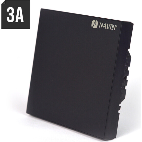 Терморегулятор для котла Navin WT410 B-3А (24-604273-8686, чорний матовий, з Wi-Fi), Колір виробника: чорний матовий, фото , изображение 3