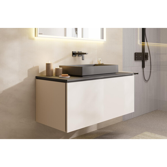 Умивальник Hansgrohe Xuniva Evo E 60326760 (65x40 см, сірий матовий), Колір виробника: сірий матовий, фото , изображение 3