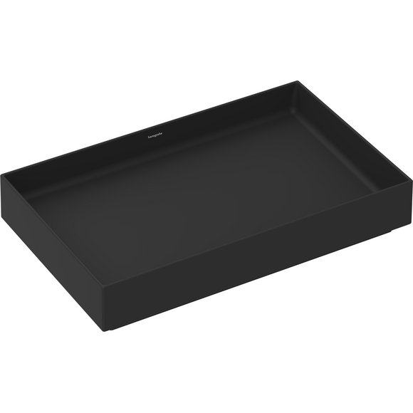 Умивальник Hansgrohe Xuniva Evo E 60326670 (65x40 см, чорний матовий), Колір виробника: чорний матовий, фото 