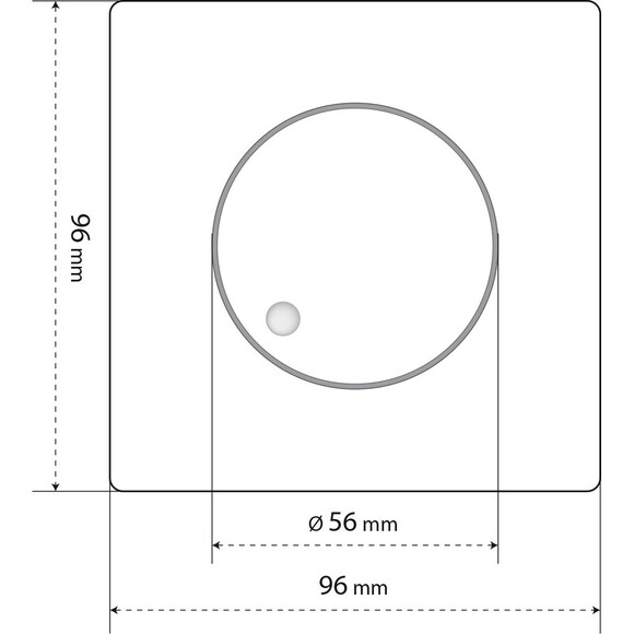 Терморегулятор для електричної теплої підлоги Navin EH84WM-16A (24-160171-0140, білий матовий), Колір виробника: білий матовий, фото , изображение 5