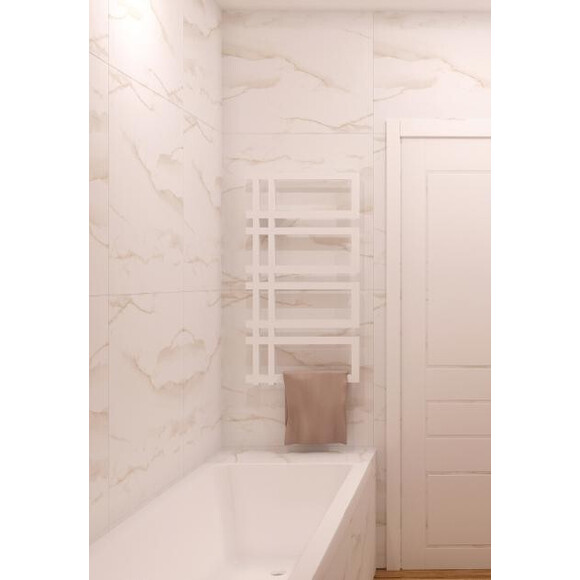 Электрический полотенцесушитель Genesis Aqua Enzo GA-4405 (530x1000, черный матовый, белый, графит), Доступные размеры: 530 x 1000, фото 2