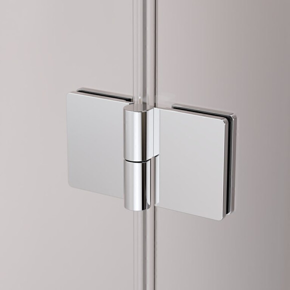 Душові двері Radaway Garda DWJ Brushed Gold 10710090-99-01L (90 см, скло прозоре, брашоване золото, ліві), Доступні розміри: 90 L, Колір виробника: прозоре скло, обробка брашоване золото, Расположение проема (входа): справа, фото , изображение 5