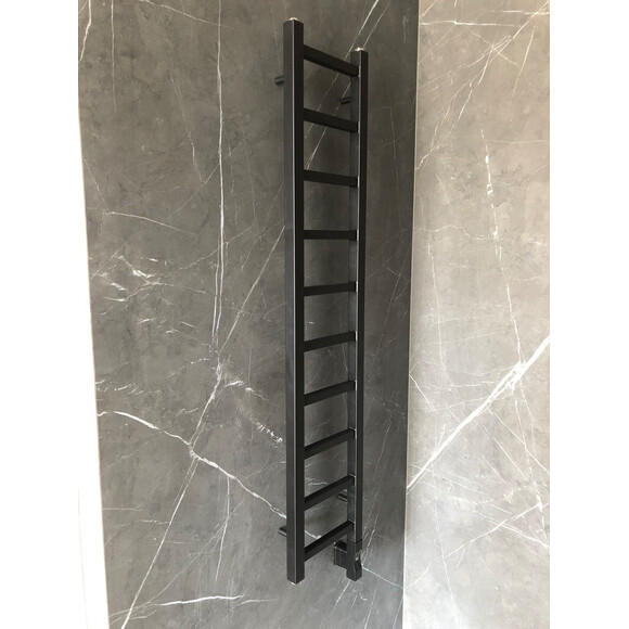 Електрична рушникосушарка Genesis Aqua Scala GA-3604 (250x1200, чорний матовий, білий, графіт), фото , изображение 2