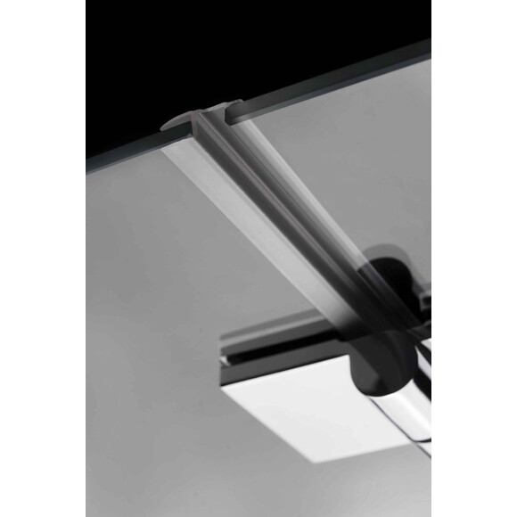 Душові двері Radaway Carena DWJ Chrome DWB 134332-01-01NL (120 см, скло прозоре, петлі хром, ліві), Доступні розміри: 120 L, Колір виробника: хром, Расположение проема (входа): слева, фото , изображение 5