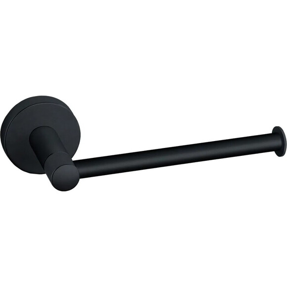 Тримач для туалетного паперу VBI Venus Black VBI-040012BL (чорний матовий), Колір виробника: чорний матовий, фото 