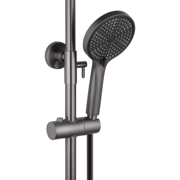 Комплект змішувачів для ванної кімнати Kroner Element 211801-5301 (графіт), Колір виробника: графіт, фото , изображение 15