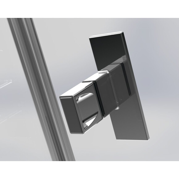 Душевые двери Radaway Nes 6 DWS I Chrome 10028130-01-01R (130 см, стекло прозрачное, хром, правые), Доступные размеры: 130 R, Цвет производителя: прозрачное стекло, отделка хром, Расположение проема (входа): справа, фото 6